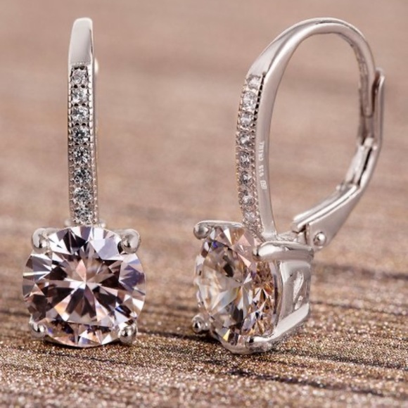 Jewelry - Cubic Zirconia & Sterling Silver Earrings